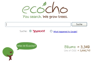 Google beendet Kooperation mit Suchmaschine ecocho (Foto: ecocho.com)