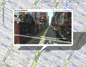 Über 40 US-Städte sind bei Street View bereits verfügbar (Foto: maps.google.com)