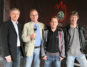 Alfred Reinprecht, Walter Rührig, Jack Langer und Martin Mayer (Foto: AKG)