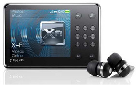 ZEN X-Fi verspricht bessere Soundqualität als bisherige MP3-Player (Foto: creative.com)
