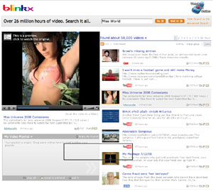 blinkx-Suche: Mit Red Label zur Integration in Webseiten verfügbar (Foto: blinkx.com)
