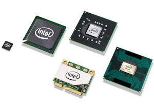 Die Hauptbestandteile der Centrino-2-Plattform (Foto: Intel)