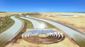 Sahara-Forest wird die Wüste fruchtbar machen und strom erzeugen (Foto: Exploration Architecture)