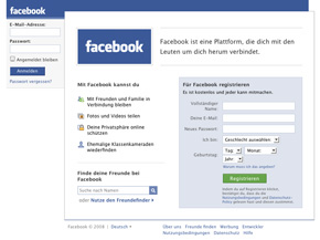 Auch Facebook weist erhebliche Datenschutzmängel auf (Foto: facebook.com)