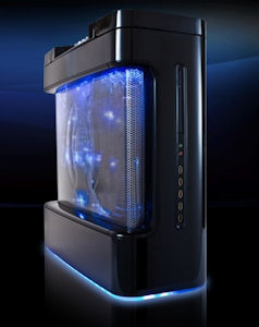 PC-Komponenten sind gänzlich in Kühlflüssigkeit getaucht (Foto: Hardcore Computer)