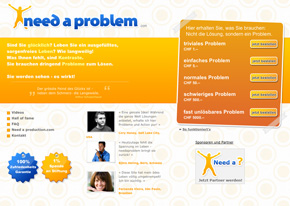 Auf need a problem können sich Nutzer Probleme bestellen (Foto: needaproblem.com)