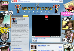 Der Monty-Python-Kanal auf YouTube (Foto: de.youtube.com)
