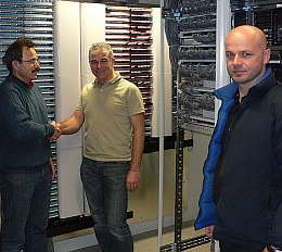 Die Projektverantwortlichen von Syscom und der Lebenshilfe Tirol