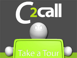 C2Call lädt Nutzer zum Schnuppern ein (Foto: c2call.com)