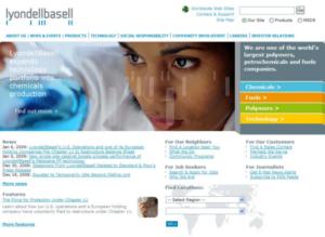 26 Mrd. Dollar Schulden lasten auf LyondellBasell (Foto: lyondellbasell.com)