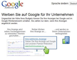 Das Verwenden von Markennamen kann teuer werden (Foto: Google AdWords)