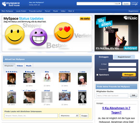 MySpace hat in den letzten Jahren seine Sicherheitsvorkehrungen verschärft (Foto: myspace.com)