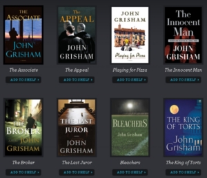 Nicht alle Grisham-Bücher werden digitalisiert (Foto: jgrisham.com) Nicht alle Grisham-Bücher werden digitalisiert (Foto: jgrisham.com)