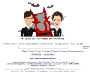 Tauschbörse nimmt Prozess mit Humor (Foto: piratebay.org)