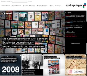 Finanz- und Wirtschaftskrise trifft Axel Springer AG (Foto: axelspringer.de)