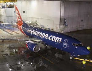 SkyEurope kann Flugplan nicht einhalten: Erste Flieger bleiben am Boden (Foto: skyeurope.com)