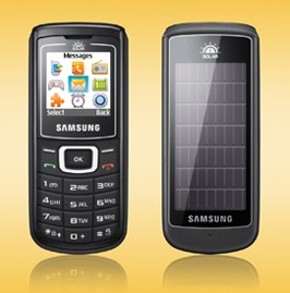 Samsungs E1107 - Solar-Handy auf dem Weg auch nach Europa (Foto: samsung.com)