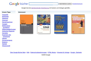 Rund zehn Mio. Bücher stehen bei Google Books bereits zur Verfügung (Foto: books.google.com)