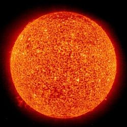 Mit der Intensität der Sonnenstrahlen ändert sich auch unser Klima (Foto: SOHO Consortium)
