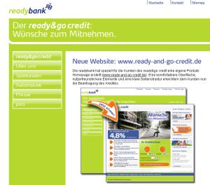 WestLB-Tochter Readybank schließt ihre Pforten (Foto: readybank.de)