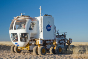Das neue Mondfahrzeug hat eine Reichweite von 241 Kilometern (Foto: NASA/R.Geeseman)