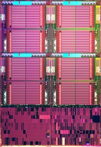 22 nm Strukturgröße: Ein SRAM-Testchip (Foto: Intel)