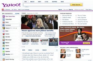 Yahoo mit neuem Webauftritt (Foto: yahoo.com)