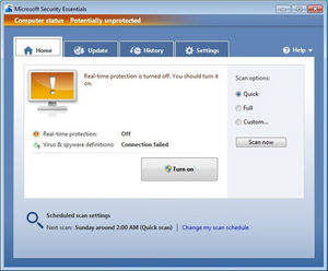 Security Essentials: Grundschutz ja - proaktiv genug nein (Foto: microsoft.com) Security Essentials: Grundschutz ja - proaktiv genug nein (Foto: microsoft.com)