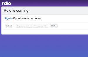 Mit Rdio kommt ein weiterer Musikdienst auf den Markt (Foto: rdio.com)