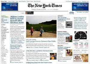 New York Times baut 100 Redaktionsmitarbeiter ab (foto: nytimes.com)