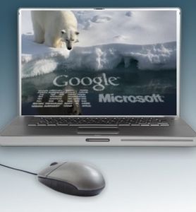 Google, IBM, Microsoft & Co: Zu wenig Klimaschutz-Engagement (Foto: greenpeace.org)