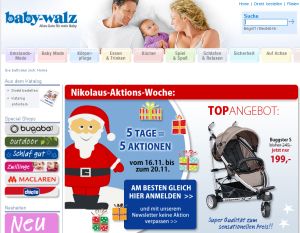 Quelle-Spezialversender sollen vorerst nicht verkauft werden (Foto: baby-walz.de)