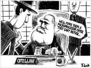 Cartoon-Spott: Intels CEO als Pate (Foto: intelinsides.com)