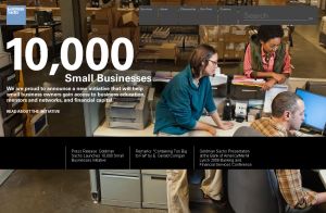 Goldman Sachs startet Hilfsprogramm 