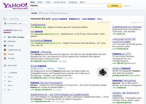 Neue Yahoo-Suche in Deutschland gestartet (Foto: yahoo.de)