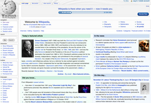 Die englischsprachige Wikipedia muss künftig mit weniger Autoren auskommen (Foto: wikipedia.org)