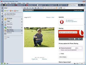 Foto-Sharing im Browser mit Opera Unite (Foto: Opera) Foto-Sharing im Browser mit Opera Unite (Foto: Opera)