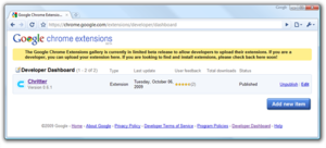 Chrome Extensions: Entwickler können Upload starten (Foto: Google)