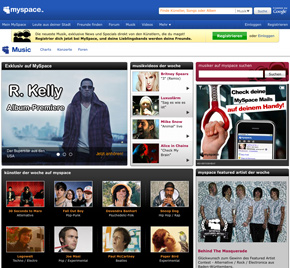 MySpace Music will nun auch in Großbritannien durchstarten (Foto: music.myspace.com)