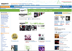 Der MP3-Shop von Amazon eröffnet in Österreich und der Schweiz (Foto: amazon.de)