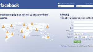 Erschwerter Zugang zu Facebook Vietnam (Foto: vi-vn.facebook.com)