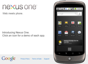 Nexus One glänzt nicht mit Verkaufszahlen (Foto: google.com)