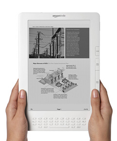 Der Amazon-Reader Kindle ist noch kein Zeitungsersatz (Foto: amazon.com)