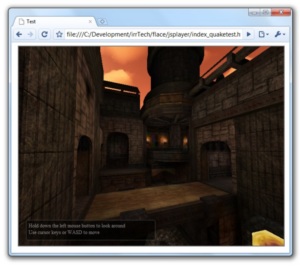 Demo: Quake 3 in Chrome mit CopperLight (Foto: ambiera.com)