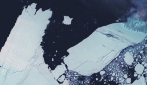Der abgebrochene Gletscher in der Antarktis (Foto: www.acecrc.org.au )
