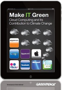 Online-Dienste am iPad sind potenzielle Klimakiller (Foto: greenpeace.org)