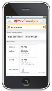 WolframAlpha in der mobilen Offensive (Foto: WolframAlpha)