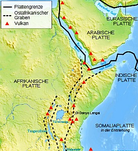 Ostafrika wird bald zum eigenen Kontinent (Foto: Wikimedia Commons)