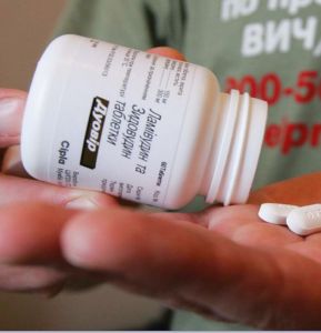Aids-Medikament: Für viele Ukrainer unerreichbar (Foto: plwh)