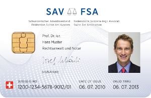 SAV Mitgliederausweis mit SuisseID